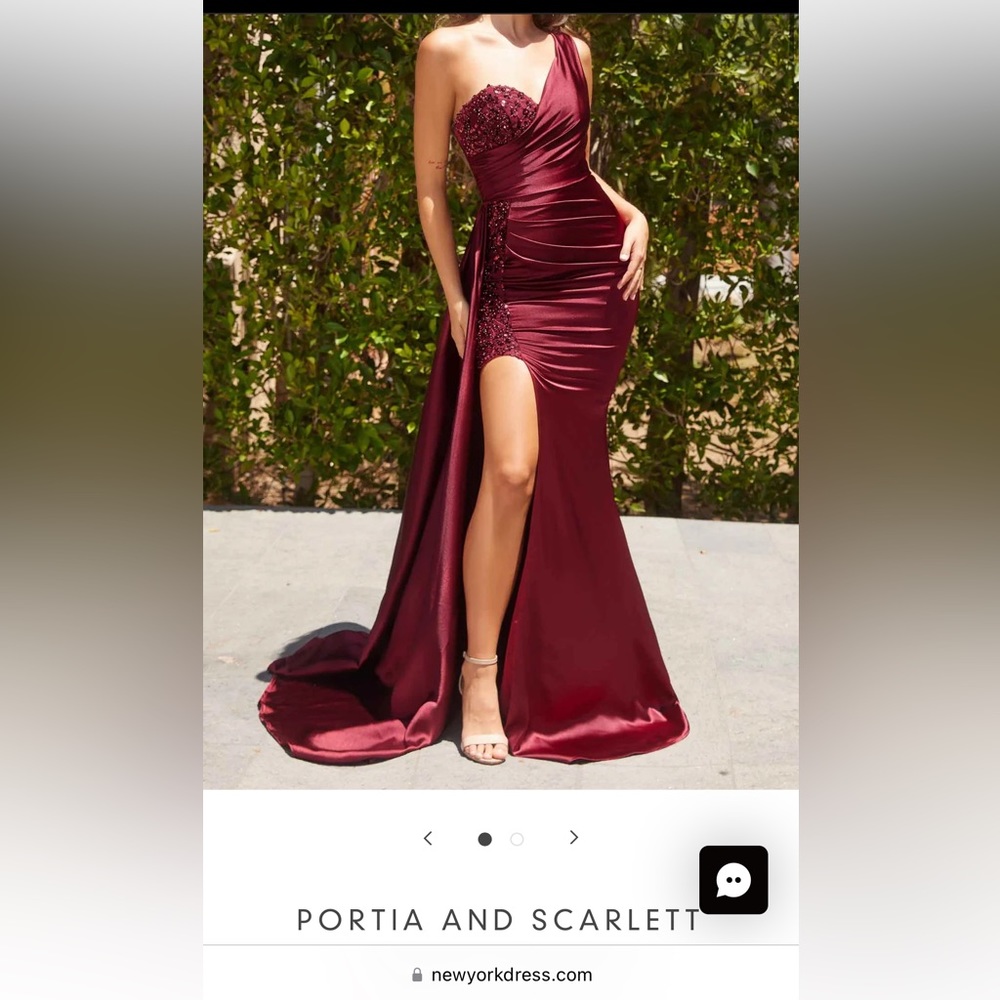 PORTIA AND SCARLETT PS22276 DRESS Red Size 4